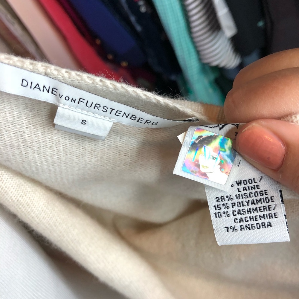 DVF Cashmere blend open cardigan - Picture 3 of 4
